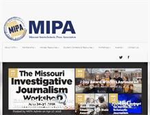 Tablet Screenshot of mipajournalism.com